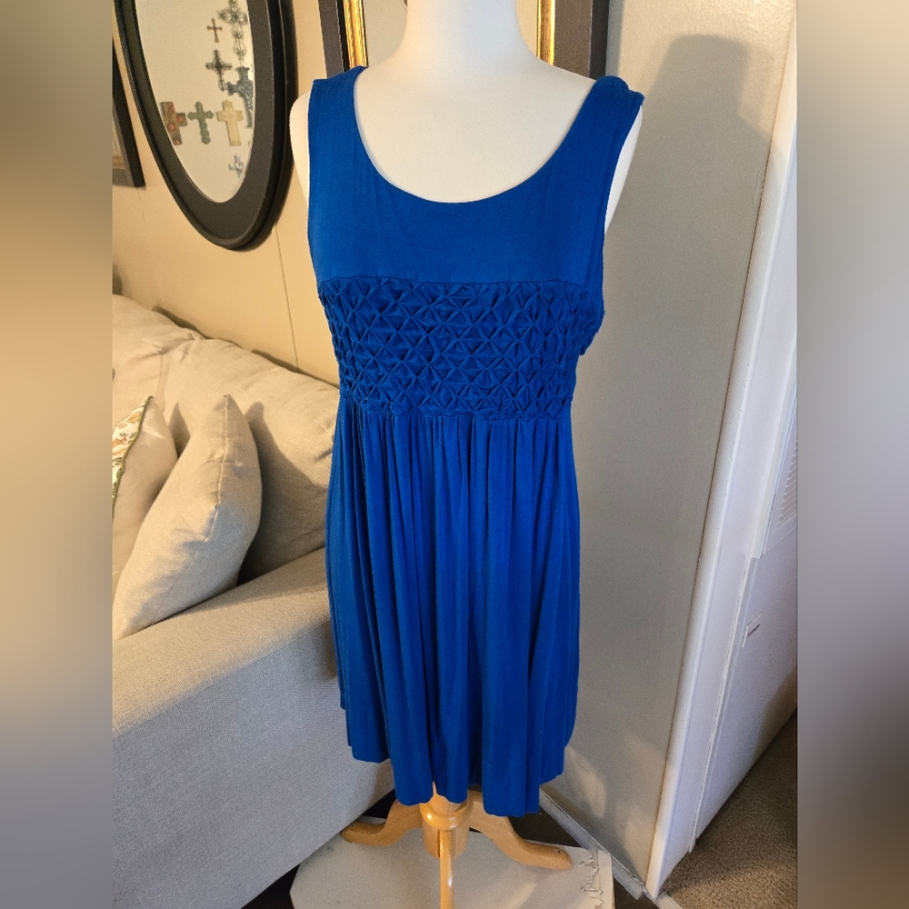 Spence Blue Sleeveless Dress 354